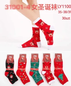 Skarpety Damskie,size 35-41,Paczka 30szt,mix kolor