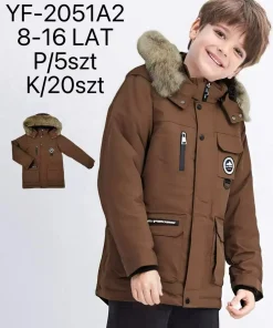 Kurtki DZIECIĘCA,size 8-16lat,Paczka 5szt ,1 kolor