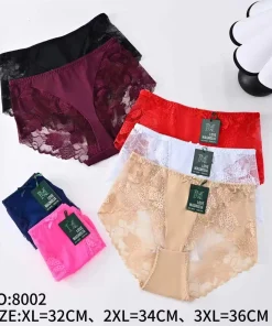 Majtki Damskie,size xl-3xl,paczka 24szt,mix kolor