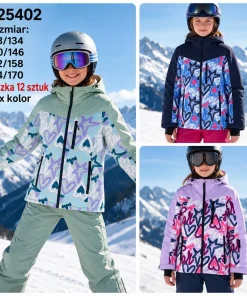 Kurtki DZIECIĘCA,size 128-170,paczka 12szt,mix kolor