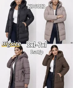 Kurtki damskie,size 3-7xl,Paczka 5szt,1kolor