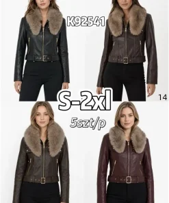 Kurtki skórzane damskie,size s-2xl,paczka 5szt,1kolor