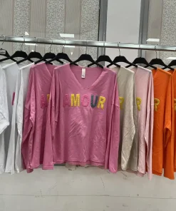 Bluzki Damskie WŁOSKA,Size uni,paczka 6szt, mix kolor