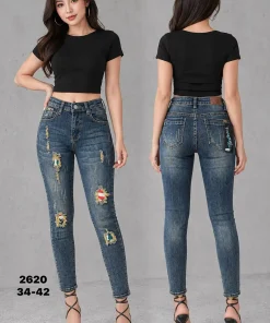 Jeansy Damskie,size 34-42,Paczka 10szt ,1kolor