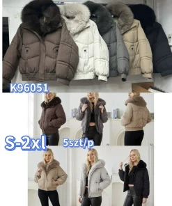 Kurtki damskie,Size s-2xl,paczka 5szt, 1kolor
