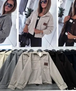 Kurtki Damskie WŁOSKA,Size uni,paczka 6szt, mix kolor