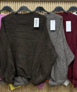 Swetry Damskie WŁOSKA,Size uni,paczka 6szt, mix kolor