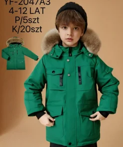 Kurtki DZIECIĘCA,size 4-12lat,Paczka 5szt ,1 kolor