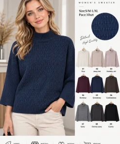 Swetry Damskie ,Size s/m-l/xl,paczka 10szt, mix kolor
