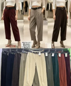 Spodnie Damskie WŁOSKA,Size uni,paczka 6szt, mix kolor