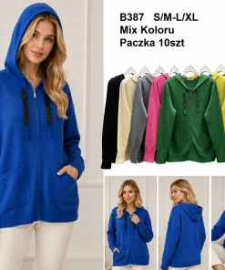 Swetry Damskie ,Size s/m-l/xl,paczka 10szt, mix kolor