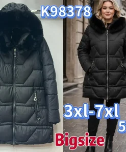 Kurtki Damskie,size 3-7xl,paczka 5szt,1kolor