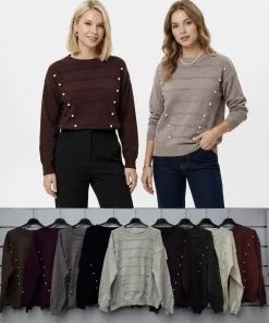 Swetry Damskie WŁOSKA,Size uni,paczka 6szt, mix kolor