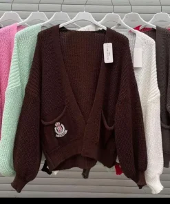 Swetry Damskie WŁOSKA,Size uni,paczka 6szt, mix kolor