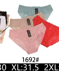 Majtki Damskie,size l-2xl,paczka 24szt,mix kolor