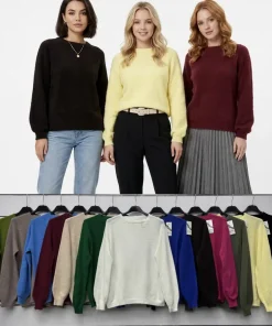 Swetry Damskie WŁOSKA,Size uni,paczka 6szt, mix kolor