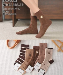Skarpety Damskie,size 35-42,paczka 40szt,mix kolor