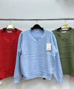 Swetry Damskie ,Size uni,paczka 12szt, mix kolor