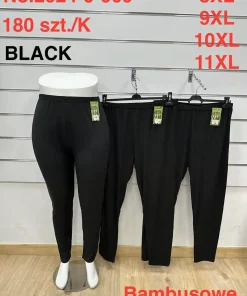 Leginsy Damskie,size 8xl-11xl,paczka 12szt,1kolor