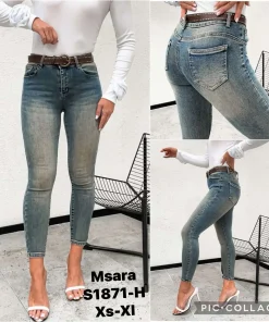 Jeansy Damskie,size xs-xl,Paczka 12szt,1kolor