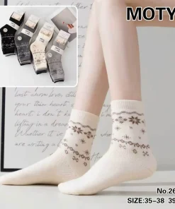 Skarpety Damskie,size 35-42,paczka 40szt,mix kolor