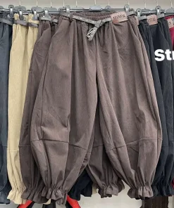 Spodnie Damskie WŁOSKA,Size uni,paczka 6szt, mix kolor