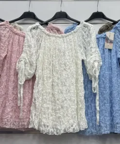 Bluzki Damskie WŁOSKA,Size uni,paczka 6szt, mix kolor
