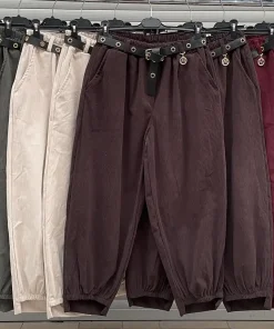 Spodnie Damskie WŁOSKA,Size uni,paczka 6szt, mix kolor