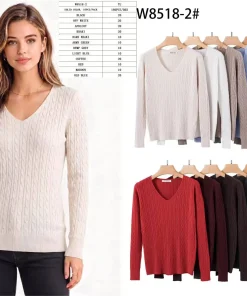 Swetry Damskie WŁOSKA,Size uni,paczka 6szt, mix kolor