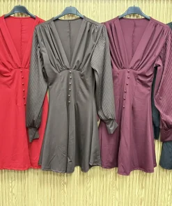 Sukienki Damskie WŁOSKA,Size uni,paczka 6szt, mix kolor