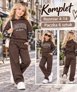 Komplety DZIECIĘCE, size 4-14lat,paczka 6szt,1kolor