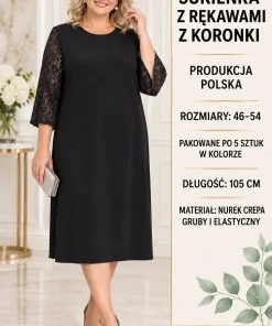 Sukienki damskie,size 46-54,Paczka 5szt,1 kolor