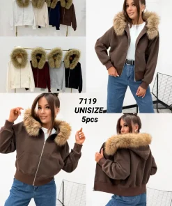 Kurtki Damskie,size uni,Paczka 5szt ,mix kolor
