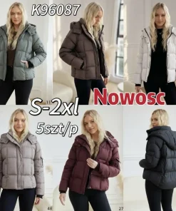 Kurtki damskie,size s-2xl,Paczka 5szt,1kolor