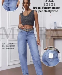 Jeansy Damskie,size s-2xl,Paczka 10szt ,1kolor