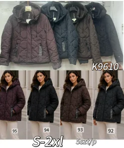 Kurtki damskie,Size s-2xl,paczka 5szt, 1kolor