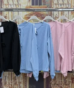 Bluzki Damskie WŁOSKA,Size uni,paczka 6szt, mix kolor
