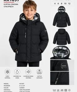 Kurtki DZIECIĘCA,size 4-12lat,Paczka 5szt ,1 kolor