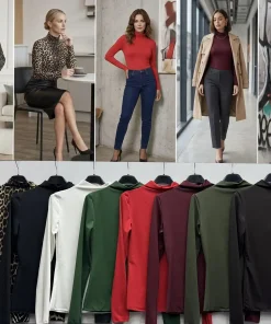 Bluzki Damskie WŁOSKA,Size uni,paczka 6szt, mix kolor