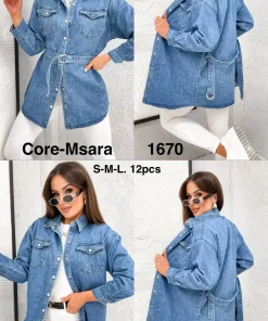 Kurtki Jeansowe Damskie,size s-l,Paczka 12szt ,1kolor