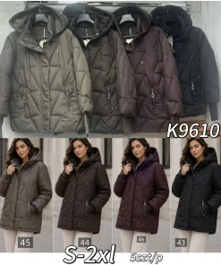 Kurtki Damskie,size s-2xl,paczka 5szt,1kolor