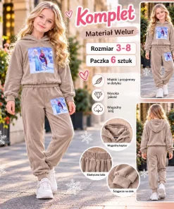 Komplety DZIECIĘCE,size 3-8lat,Paczka 6szt,1kolor