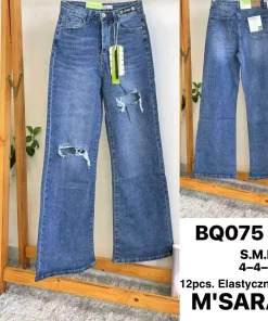 Jeansy Damskie,size s-l,Paczka 12szt ,1kolor