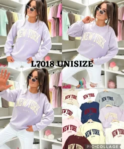 Bluzy Damskie,size uni,Paczka 6szt ,mix kolor