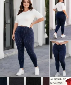 Leginsy Damskie,size 2xl-7xl,paczka 12szt,mix kolor