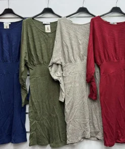 Sukienki Damskie WŁOSKA,Size uni,paczka 6szt, mix kolor