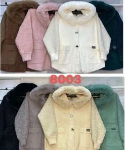 Kurtki Damskie,size uni,Paczka 6szt,mix kolor