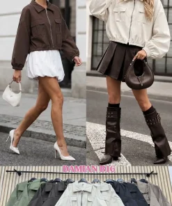 Kurtki Damskie WŁOSKA,Size uni,paczka 6szt, mix kolor