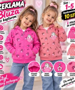 Bluzy DZIECIĘCA,size 1-5lat,Paczka 10szt,mix kolor