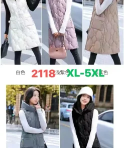Kamizelki Damskie,size xl-5xl,Paczka 5szt ,1kolor